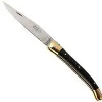 Laguiole - Natural Wood Folder, 3 inch, ebony