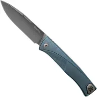Lionsteel Thrill Titanium fällkniv, blå