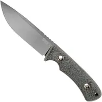 Trc knives South Pole, Elmax, Black Canvas Micarta, survival knife