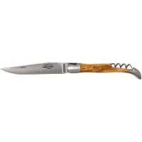 Laguiole with corkscrew 22121INOL, olive wood