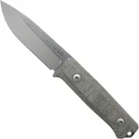 Lionsteel B40 green canvas micarta B40-CVG bushcraft knife