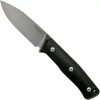 Lionsteel B35 GBK Black G10 bushcraft knife