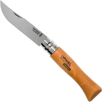 Opinel 000623, Fällkniv med låsblad, Barlow, Kolstål, Trä, Rostfritt stål, 1 verktyg