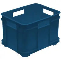Keeeper Jacobelc Förvaringsbox Euro-Box M bruno eco, eco-blue, 16 liter, 100% återvunnen plast