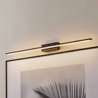 MCJ Vägglampa Miroir , Svart, Badrum, Aluminium / grå / zink, Modern, Vägglampa, sänglampa, sänglampa vägg