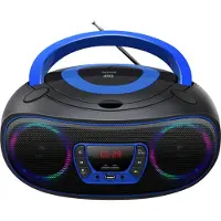 Denver TCL-212BTBU Boombox med CD, Radio och USB-uppspelning / CD-radio / Bluetooth-boombox