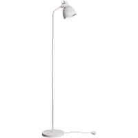 Dyberg Larsen Golvlampa , Coast, Vit, Vardagsrum, Metall, Skandinavisk