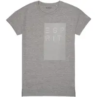 Esprit T-shirts med korta ärmar EVELYNE flickor - Grå - 14 Jahre