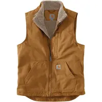 Carhartt Washed Duck Lined Mock Neck Väst