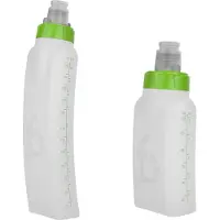 FlipBelt Arc Vattenflaska Running Belt Curved Hydration Running Bottle 6 Fl. Uns. Grn
