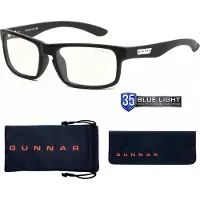 Gunnar Optiks Enigma, Rektangel, Spela, Polykarbonat, Svart, Nylonpolymer, Klar
