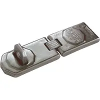 Kasp Hasp med låsplatta 155 mm Stål K230155D 1 st