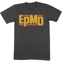 Ginza.se EPMD: Unisex T-Shirt/Distressed Classic Logo (Black) (X-Large)