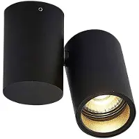 Arcchio Taklampa Gesina , dimbar, Svart, Vardagsrum / matsal, Aluminium / grå / zink, Modern, Taklampa
