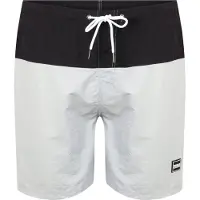 Urban Classics Badshorts ljusgrå / svart