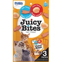 Inaba Juicy Bites fuktiga fisk- och musselgodis för katter 33,9 g (3x11,3 g)