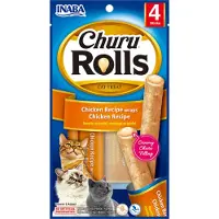 Inaba Churu Rolls Kyckling 4x10g kycklingwraps för katter