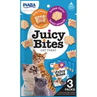 Inaba Juicy Bites godispåsar för katter med en saftig kärna i roliga former - kammussla och krabba 33,9 g