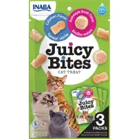 Inaba Juicy Bites snackspåsar med en saftig kärna i roliga former 33,9 g (3x11,3 g)
