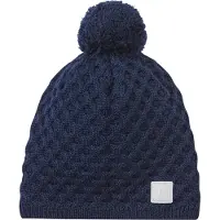 Reima Mössa m. Fleece - Ull/Polyester - Nyksund - Marinblå m. Po - - 50 cm - Mössa