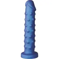 Baseks Nubby Stimulerande Dildo 19 cm - Lila - Lila