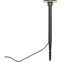 QAZQA Modern spikspot svart inkl LED IP54 - Skyf