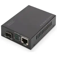 Digitus DN-82140 LAN 10/100/1000 MBit/s, SFP, IEEE 802.3z 1000BASE-LX, IEEE 802.3z 1000BASE-SX Mediekonverterare 10 / 100 / 1000 MBit/s