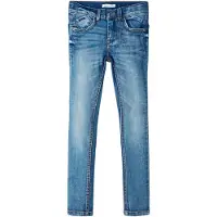 Name It Kids Jeans - Noos - NkmPete - Medium+ Blue Denim - - 9 år (134) - Jeans