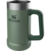 Stanley The Legendary The Stay Chill Beer Stein 24oz, Hammertone Green 10-02874-033 insulated beer stein, 700 ml