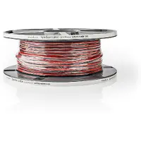 Nedis Högtalarkabel Cabr0750bk1000 2x 0.75 Mm 100 M