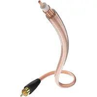 In - Akustik in-akustik Star mono - Kabel till bashögtalare - RCA hane till RCA hane - 2 m - skärmad - transparent