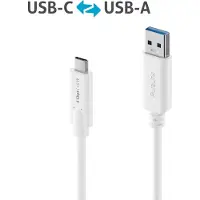 PureLink 5 m, USB-C till USB-A-kabel – USB 3.1 Gen 1, 5 Gbps – iSerie – 1, 3A