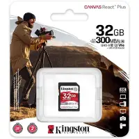 Kingston Canvas React Plus SD-Kort 32 GB Class 10 UHS-II
