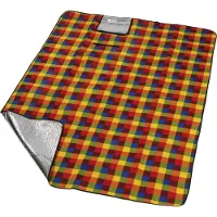 Camping Check Picknick Filt - 175x135 cm - - One Size - Filt