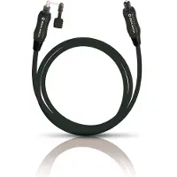 OEHLBACH Toslink Digital Audio Anslutningskabel [1x Toslink hane (ODT) - 1x Toslink hane (ODT)] 0.50 m Svart