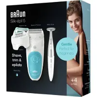 Braun Silk-epil 5-810 SensoSmart Epilator Vit, Blå