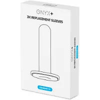 Kiiroo Onyx+ Ersättningssleeve 3-pack - Vit - Vit