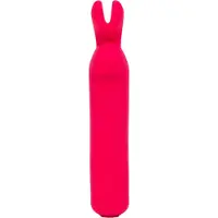 Happy Rabbit - vibratorbullet - kanindesign - uppladdningsbar silikon rosa