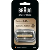 Braun 94M Rakhuvud Silver Serie 9 och 9 Pro