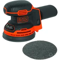 Black & Decker BDCROS18N-XJ Excenterslip Batteridriven exkl. batteri/laddare, Utan laddare 18 V Ø 125 mm