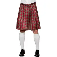 GoDan S.A Kilt/skotsk Rödternad Kjol - Onesize
