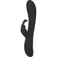 Sinful Hot Date Uppladdningsbar Rabbitvibrator - Svart - Svart