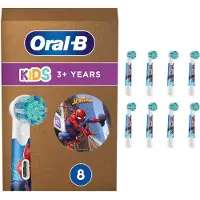 Oral-B Kids Spiderman tandborsthuvuden - 8-pack