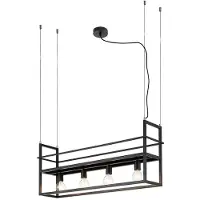 LINDBY Taklampa , Grisela, dimbara, Svart, Vardagsrum, Metall, Modern