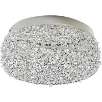 LUCANDE LED taklampa Felias , Förkromad / silver, Sovrum, Modern, LED-taklampa