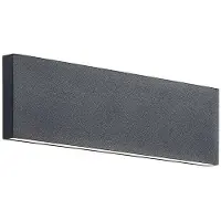 LINDBY LED vägglampa Ignazia , dimbar, Svart, Vardagsrum / matsal, Metall, Modern, LED-vägglampa, vägglampa inomhus