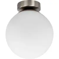 LINDBY Taklampa Lennie , dimbar, Vitt / opal, Badrum, Glas, Modern, Taklampa
