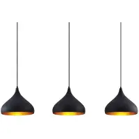 LINDBY Taklampa , Elamira, dimbara, Svart, Vardagsrum, Metall, Modern