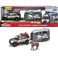 Majorette Grand Series Gs Land Rover Med T-entra-light Hästar Och Ljud 25 Cm