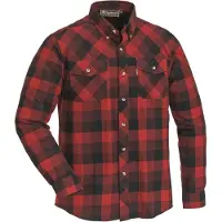 Pinewood Lumbo Skjorta Herr (Färg: Röd/Svart, Storlek: 2XL)